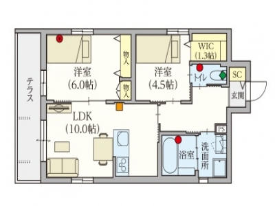 ヘーベルVillage西大井 ～Forest西大井～ 施設イメージ 6