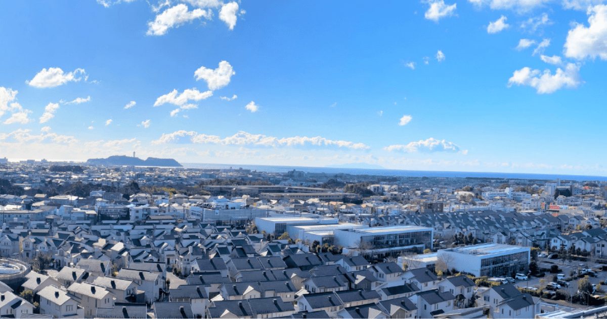 パークウェルステイト湘南藤沢SSTの居室からの眺め