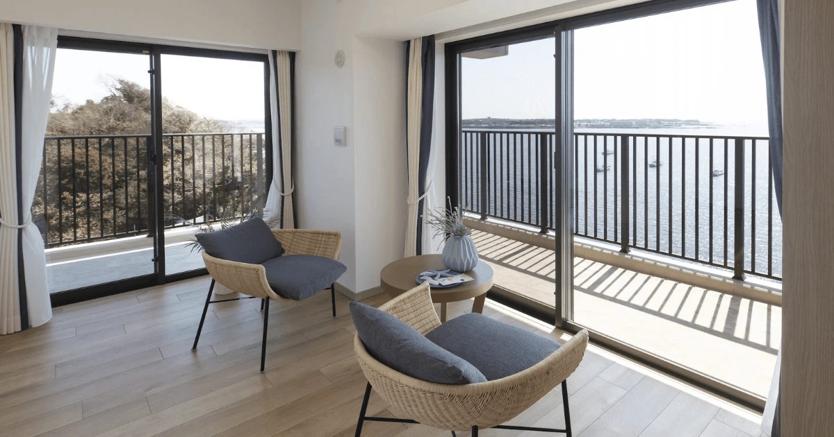 交欒-マゼラン- 湘南佐島の居室からの眺望