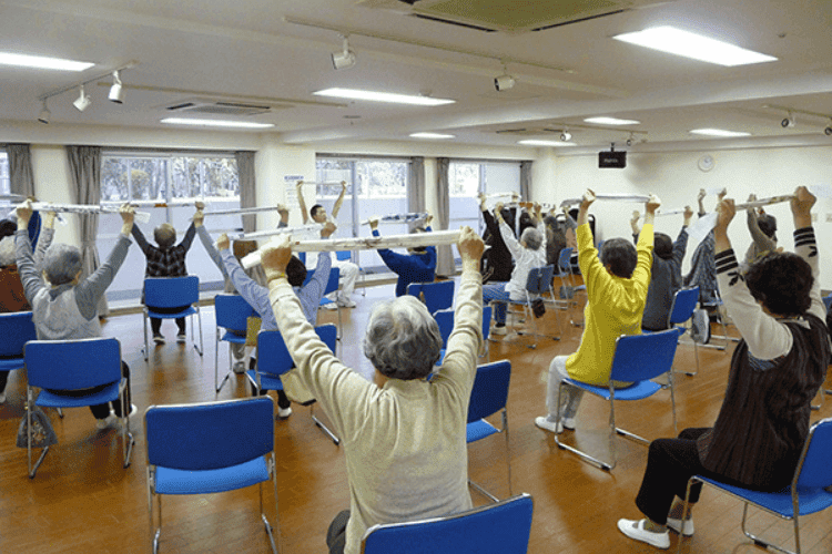 健康維持・増進のためのグループ体操