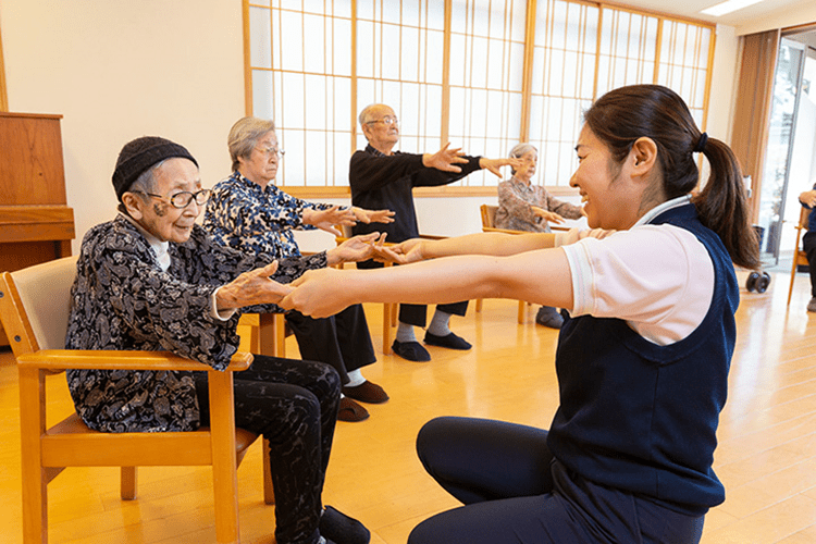 24時間安心の 看護・介護体制