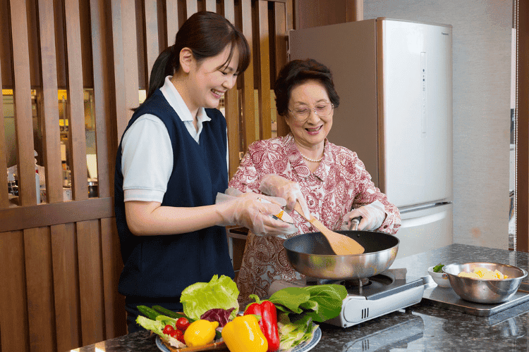 入居者様に寄り添い意欲を引き出す