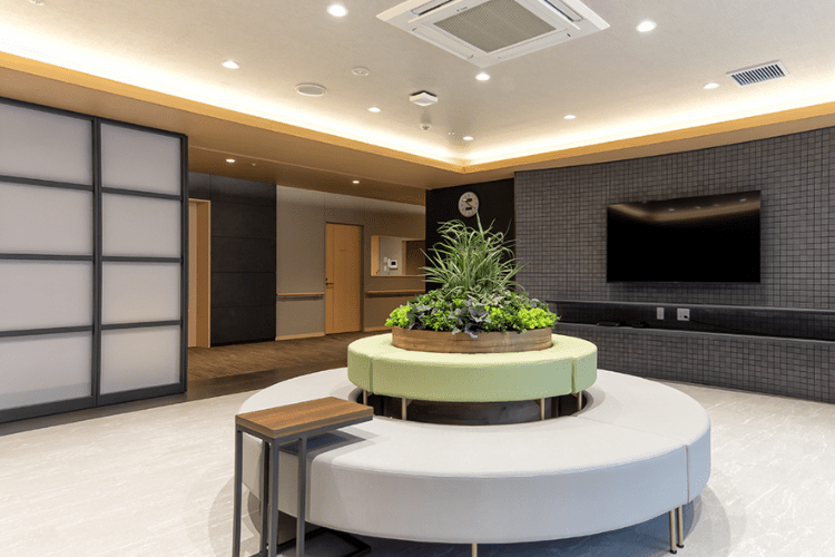 自由に利用可能な落ち着いたリビング