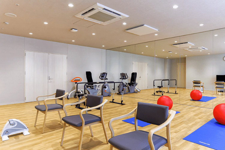 個別機能訓練もおこなえるフィットネスルーム