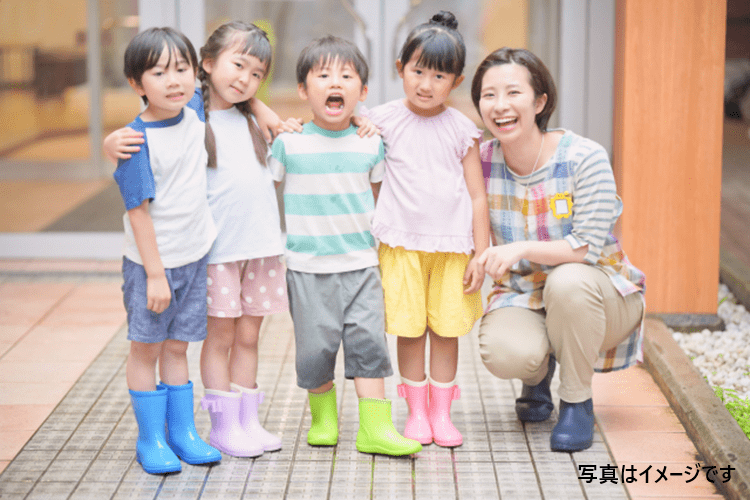 保育園併設で子ども達から元気をもらえる