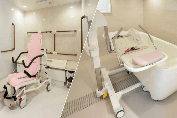 身体状況に合わせた入浴でリラックス