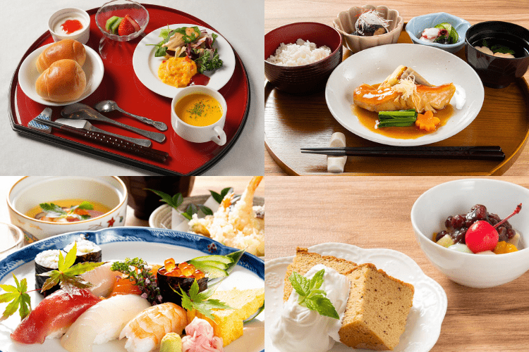 食事は飽きのこない献立と館内調理のできたてを提供