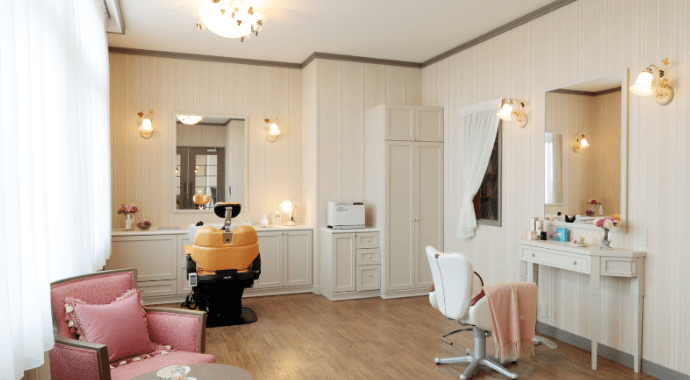 館内のビューティーサロンで美をブラッシュアップイメージ