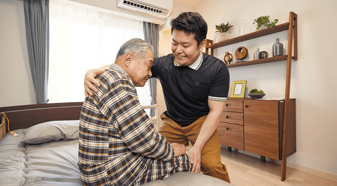 入居者様を尊重した介護を実践イメージ