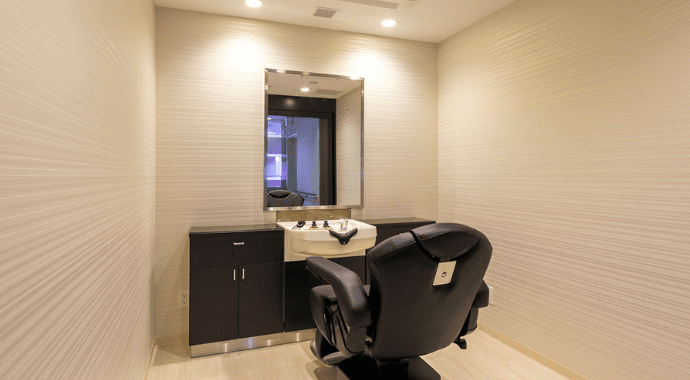 本格的な理美容メニューで美のブラッシュアップイメージ