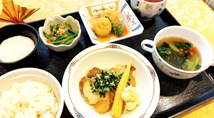 旬を感じられる食事は毎食手作りイメージ