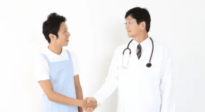 スタッフと医療機関の密な連携イメージ