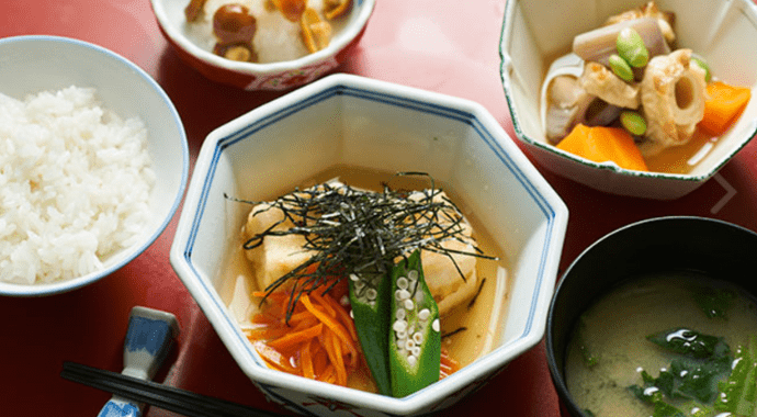 健康状態に合わせて提供可能な選択式の食事イメージ