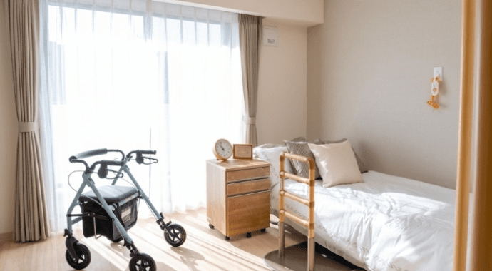 約28㎡でキッチン・浴室付きの広く贅沢な設備の居室イメージ