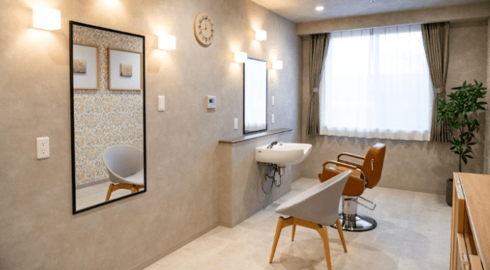 理美容室やファミリーダイニングなどの豊富な共用施設イメージ