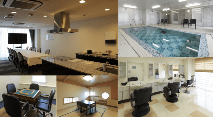 暮らしを豊かにする、多彩な共用施設。