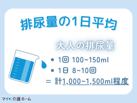 成人の排尿量